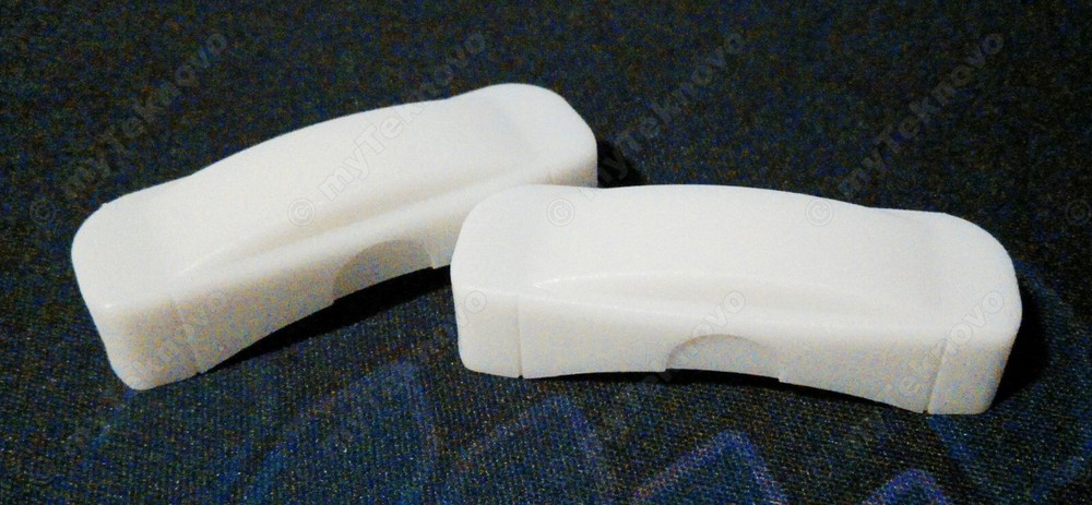 2x 3D Printed WHITE CAP Dust Cover for Dreamcast VMU & Dreamshell Pack Explorer