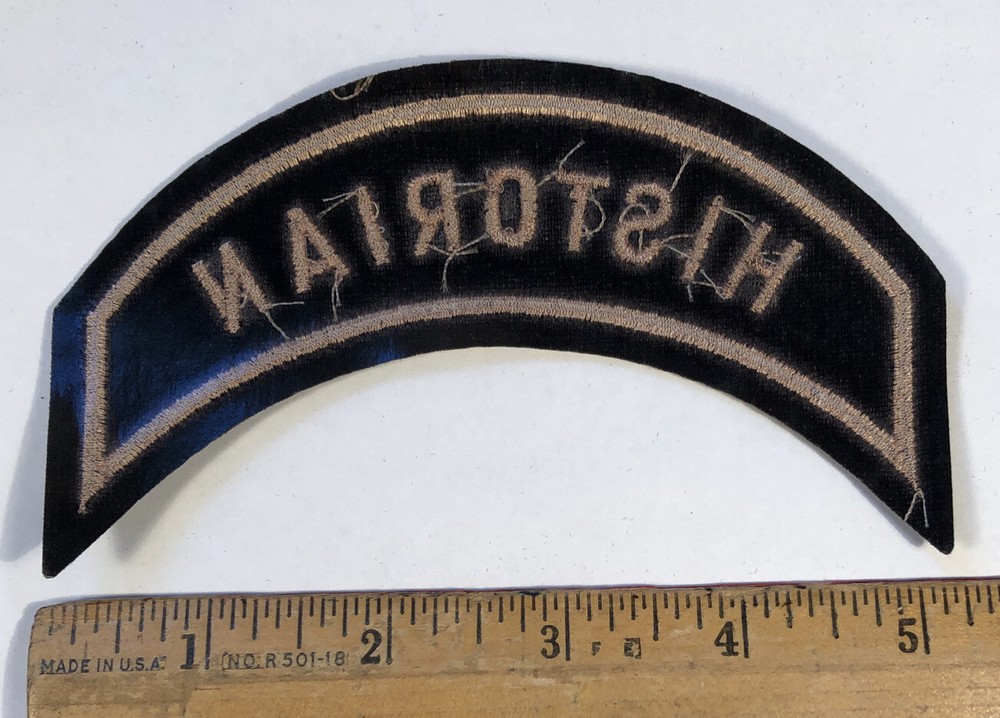 Harley-Davidson Owners Group HOG Historian Rocker Patch Chapter Vest Jacket