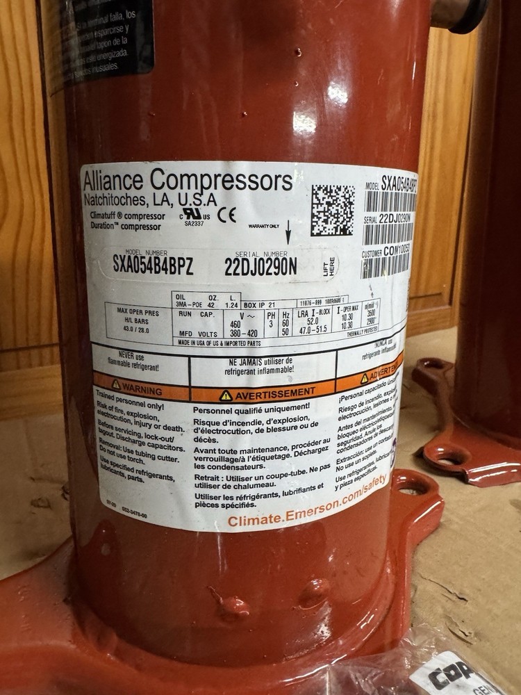 Trane 3Ph Compressor COM10053 (new)