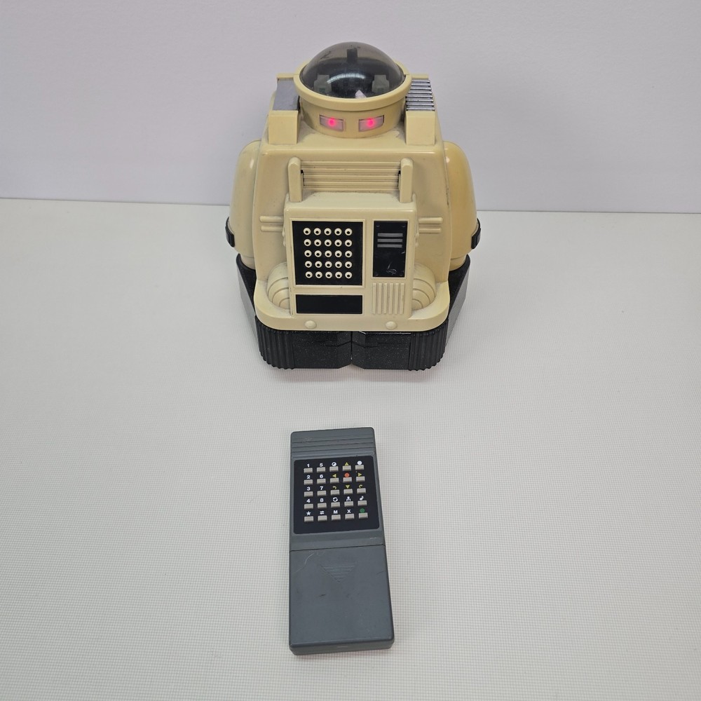 Vintage Compurobot II Axton Systema Programmable Robot w/ Remote - Tested Works