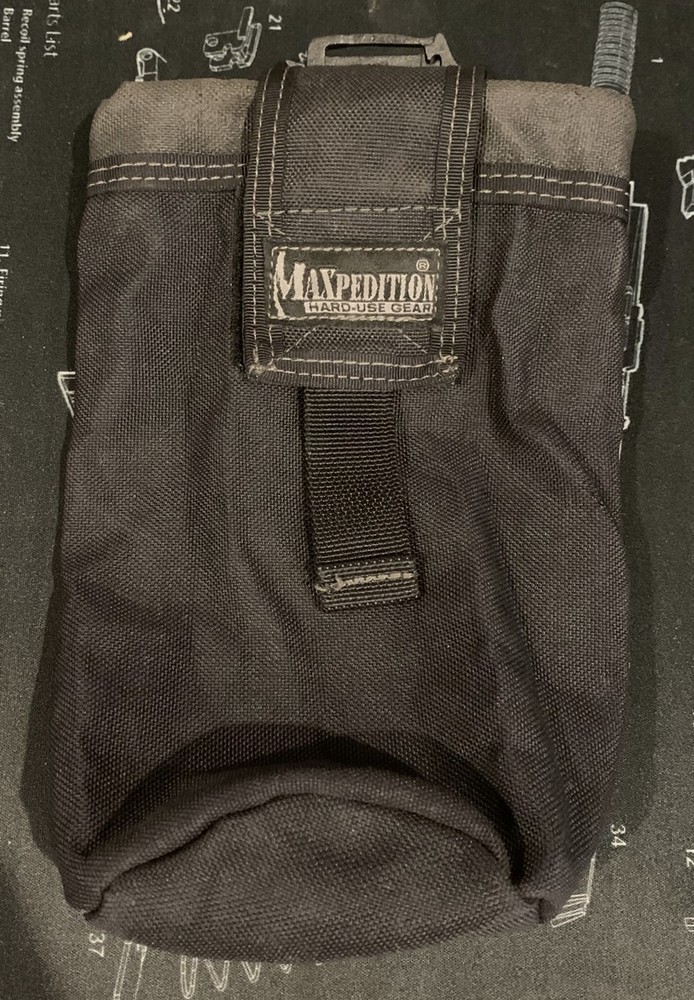 MAXPEDITION Mini Rollypoly Folding Dump Pouch One Size Black - Pre-Owned