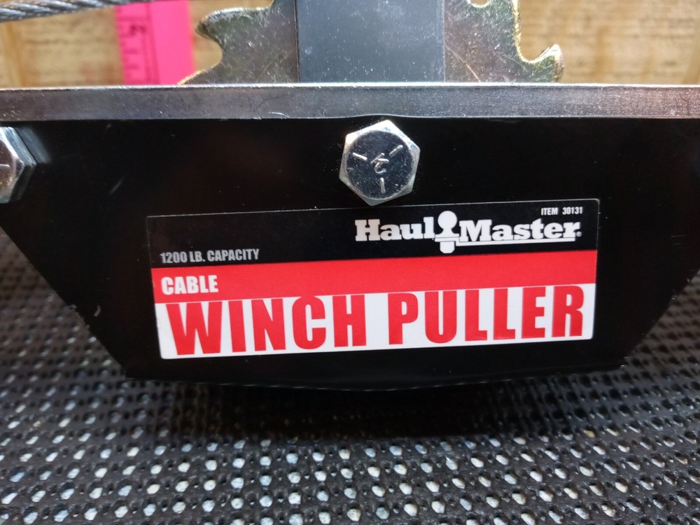 Haul Master 1200 LB. Capacity Cable Winch Puller