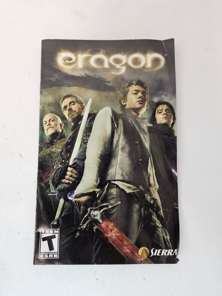 ps2 eragon manual only