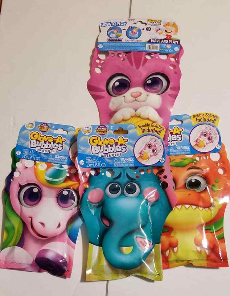 Glove-A-Bubbles Wave & Play Bundle Assorted (LOC TUB-75)