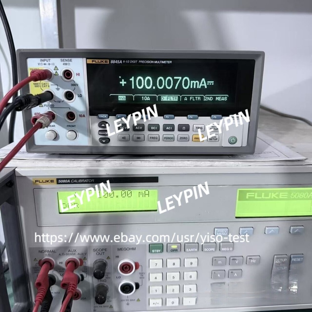 1PC Fluke 8845A Digital Multimeter 6.5 Digit Precision Multimeter /Good function