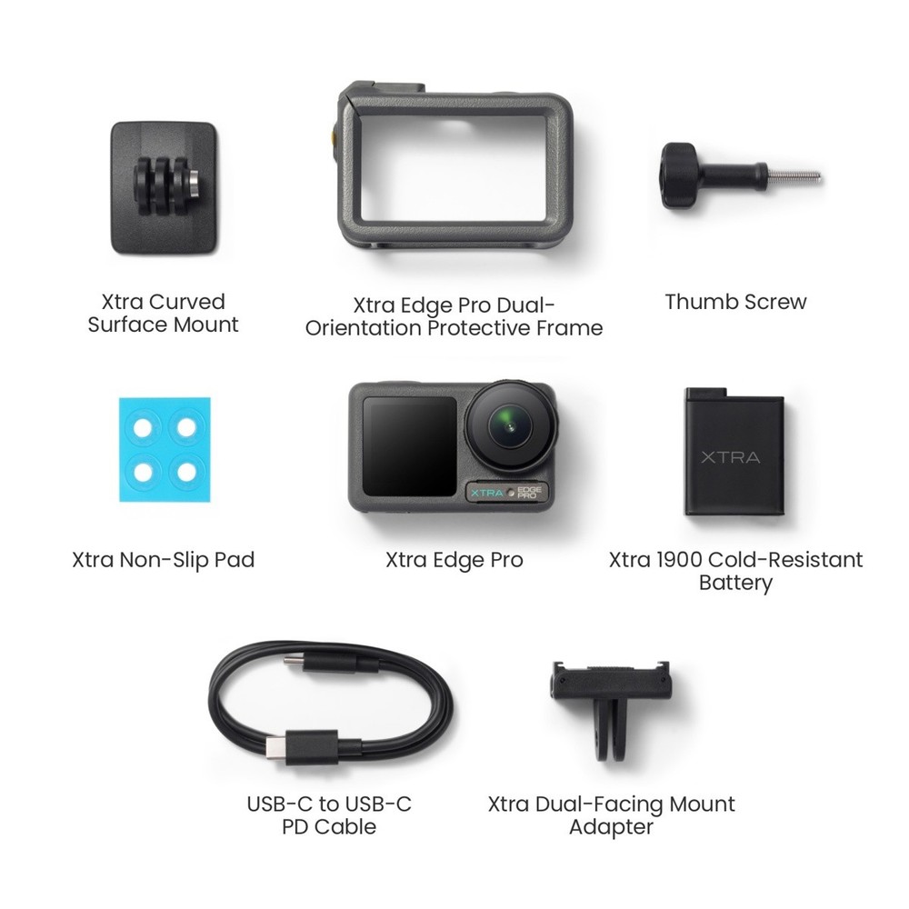 XTRA EDGE Edge Pro 4K Action Camera
