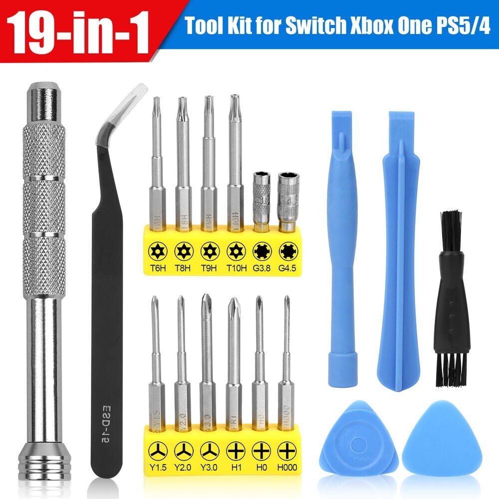 Repair Tool Set Pry Screwdriver Kit for PS5/4 Xbox One Controller Console Switch