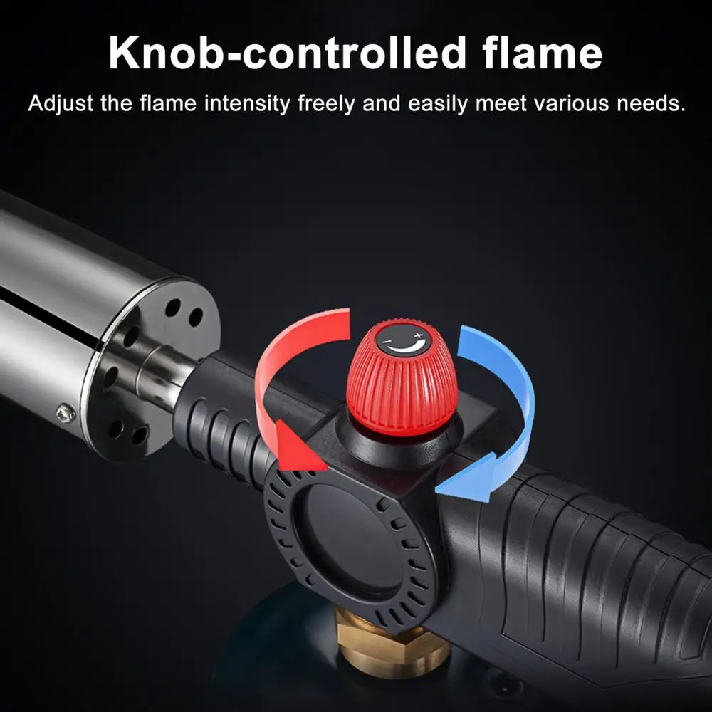 Powerful Kitchen Cooking Grill Propane Torch Searing Charcoal Camp Fire Starter