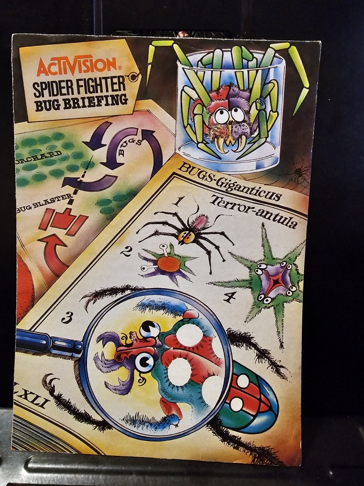 Spider Fighter Atari 2600 Manual Instruction Booklet Only