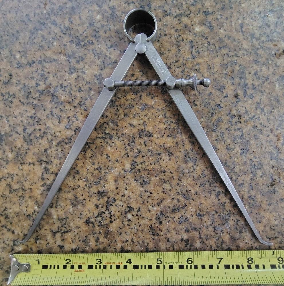 🗽 VINTAGE STARRETT 8-1/2" ID CALIPER