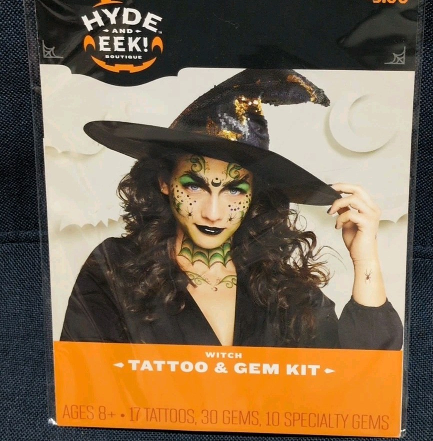 Hyde & Eek Witch Tattoo & Gem Kit
