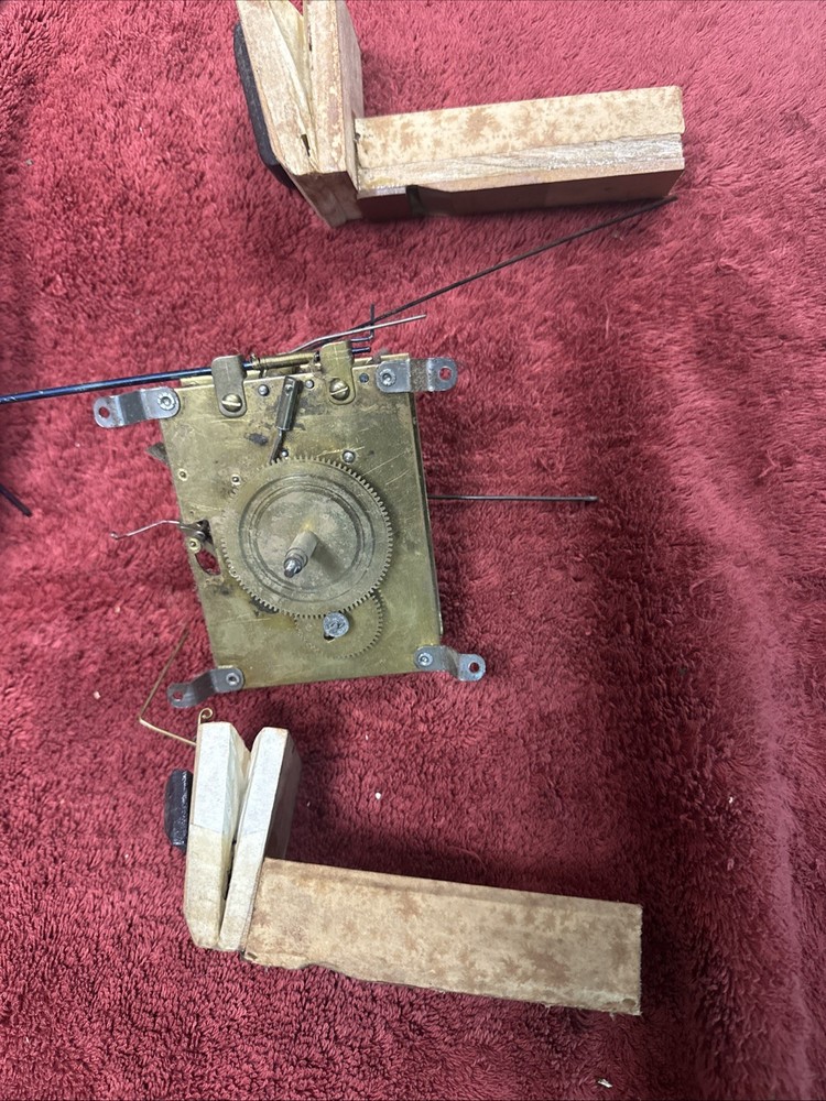 Japanese Cuckoo Clock Movement And Original Bellows