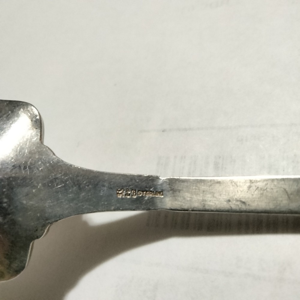 Antique 1870s Gorham Medallion Sterling Silver Salad Fork Not Scrap