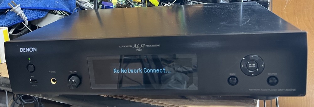 Denon DNP-800NE Network Audio Player Tested NO REMOTE