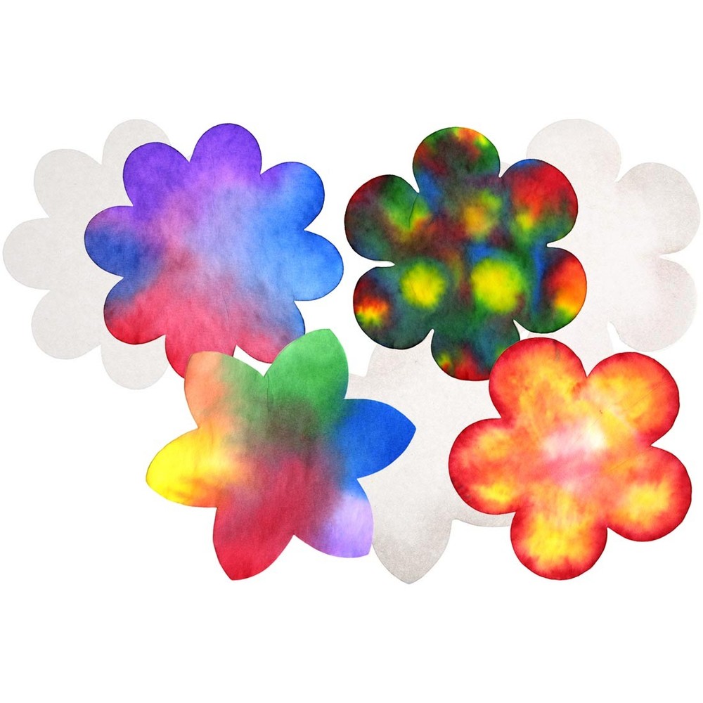 Roylco Color Diffusing Paper Flowers