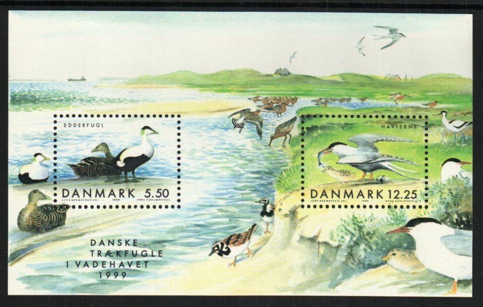 Denmark Stamp 1166a  - Migratory birds