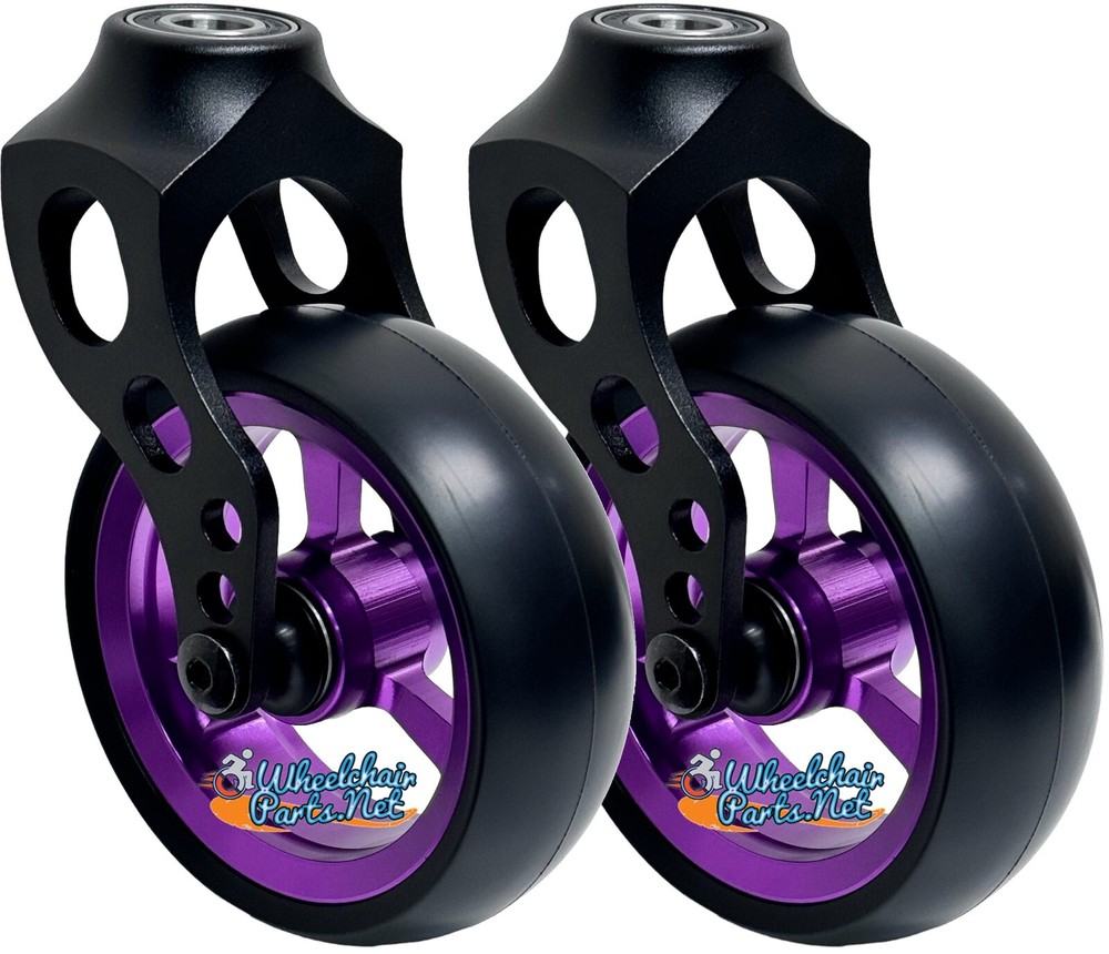 4" x 1.40" Caster Fork Assemblies