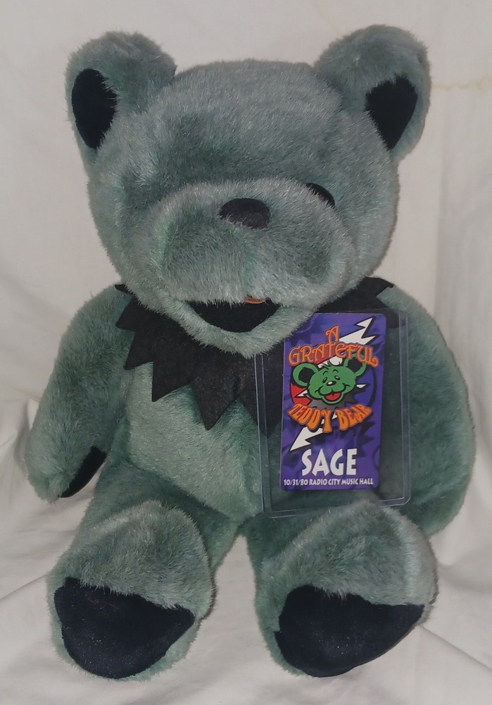 Large 14" Grateful Dead Liquid Blue Teddy Bear SAGE