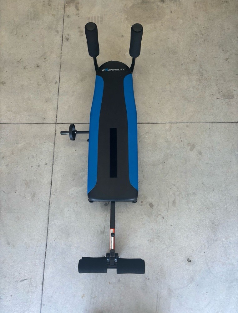 Exerpeutic Inversion Table Alternative Traction Table with 300 LBS Weight Cap...