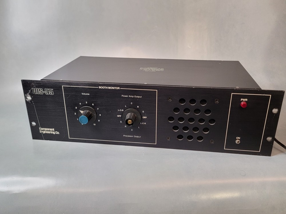 Component Engineering MS-55 Booth Monitor Amplifier Rack Mount AV Retro