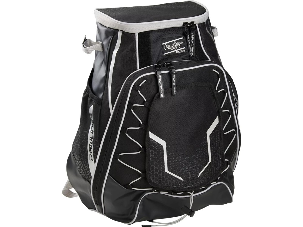 Rawlings GG Elite Bat Pack Backpack Black/Silver
