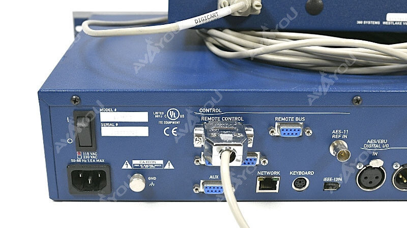 360 Systems DigiCart/E E-3000 Digital Audio Recorder + RC-320 Remote Control