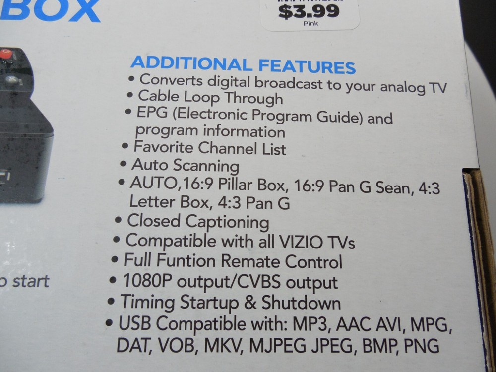 Ematic Digital TV Converter Box & Remote/record programs!
