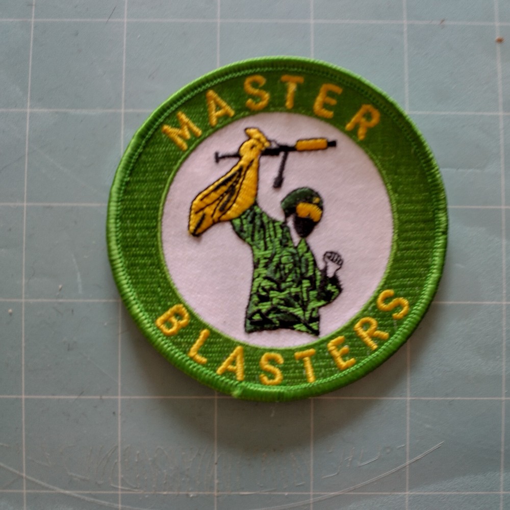 Master Blasters Team Patch size 3.5x3.5