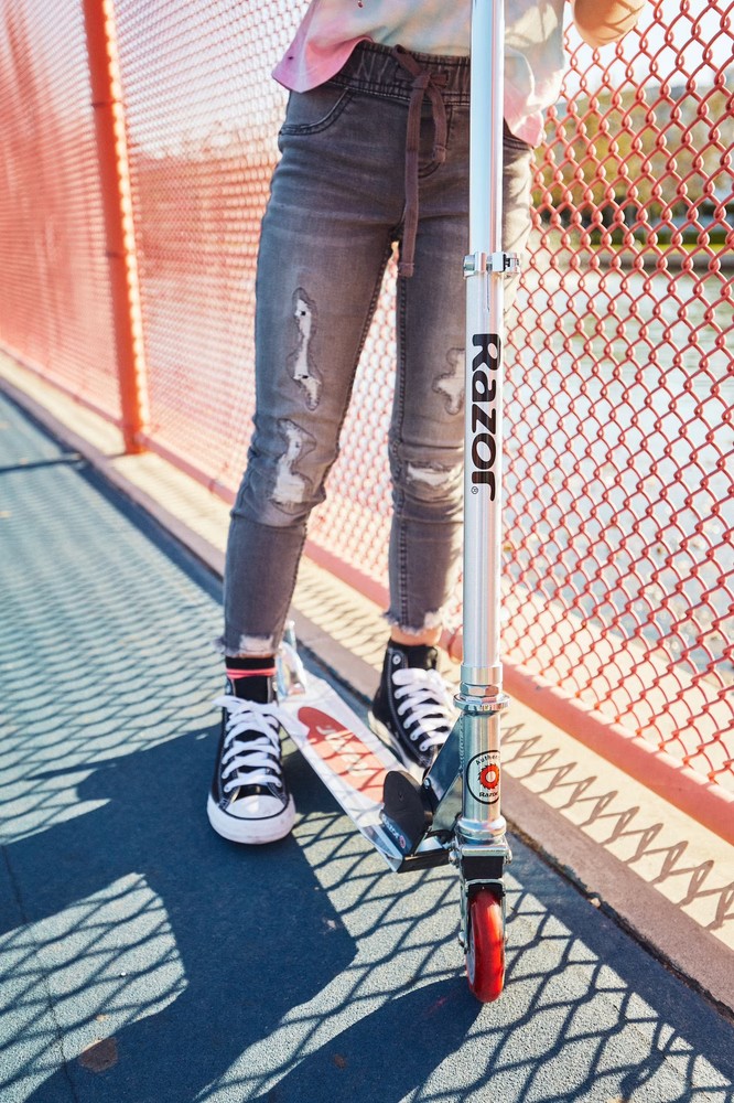 Kick Scooter Wheelie Bar Foldable Lightweight