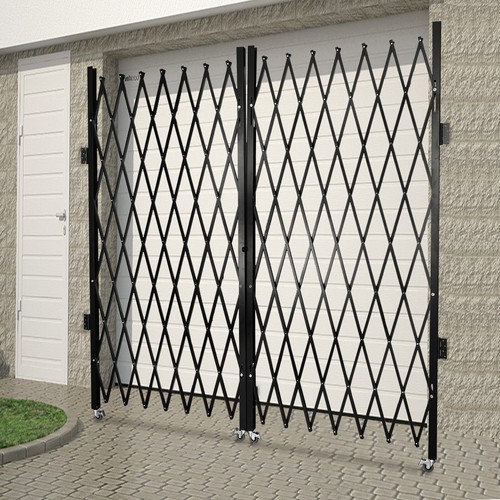 Folding Security Gate Double Door Expand Gate Security Folding Scissor Gate