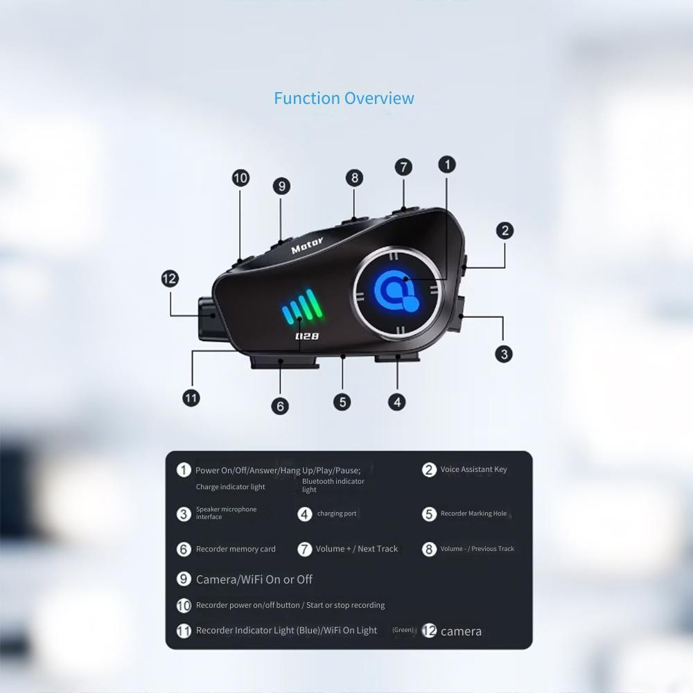 Headset Bluetooth For Camera Headset Hard Microphone Q28