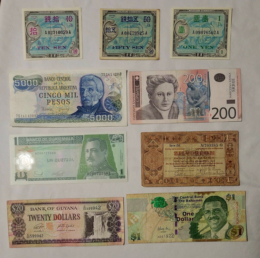 Vintage World  Banknote lot .