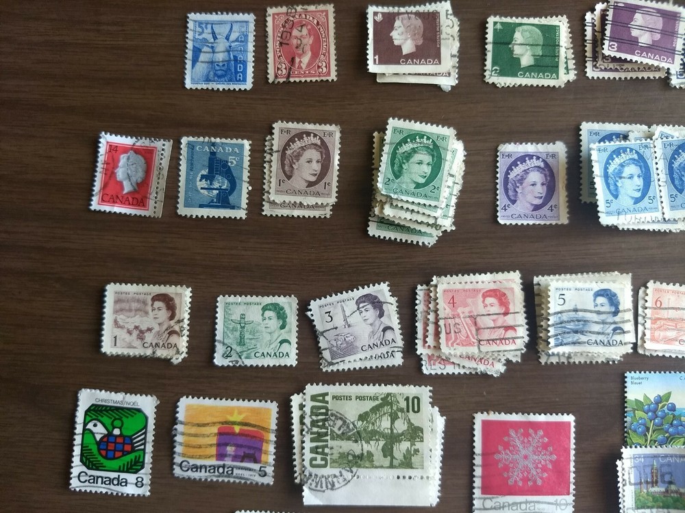 Used Postage Stamps From Canada