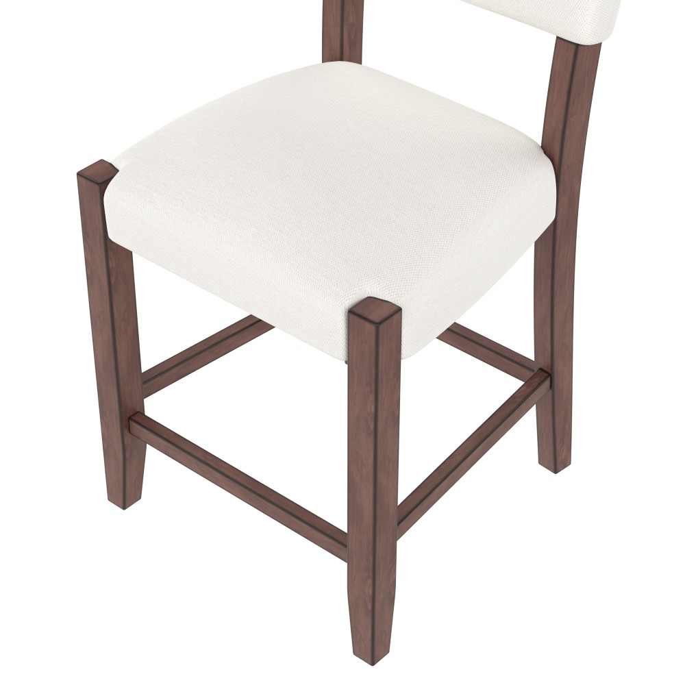 Three-Piece Dining Set Marble-Look Table with 2 Chairs Includes Cushions