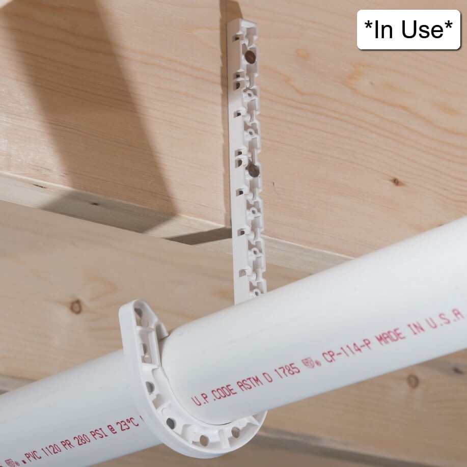 Oatey 33741 2" Plastic J Hook, 2" OD, Durable Support Bracket