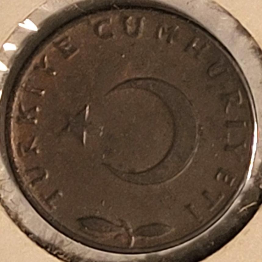 Turkey 1963 5 Kurus Coin
