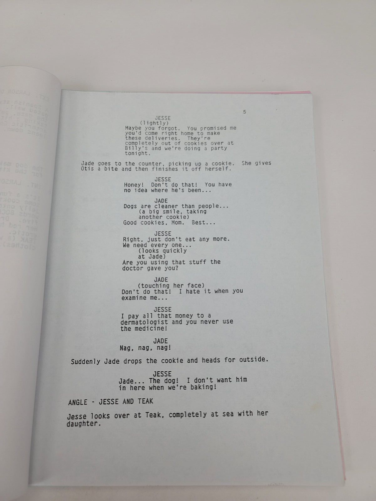 SWEET TEMPTATION / Joyce Eliason 1995 TV Movie Script, Beverly D'Angelo