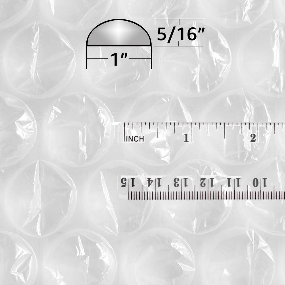 UBMOVE Bubble Roll 12" wide x 100' Wrap Medium 5/16" Perforated 12"