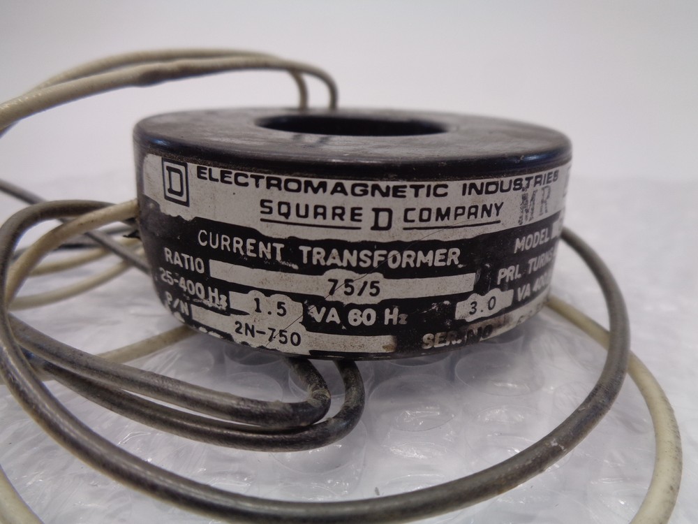 SQUARE D 2N-750 CURRENT TRANFORMER UNMP