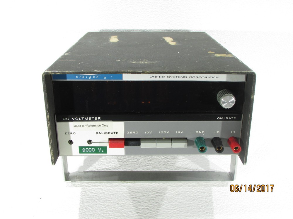 UNITED SYSTEMS 251-11261-2N DC VOLTMETER DIGI EC