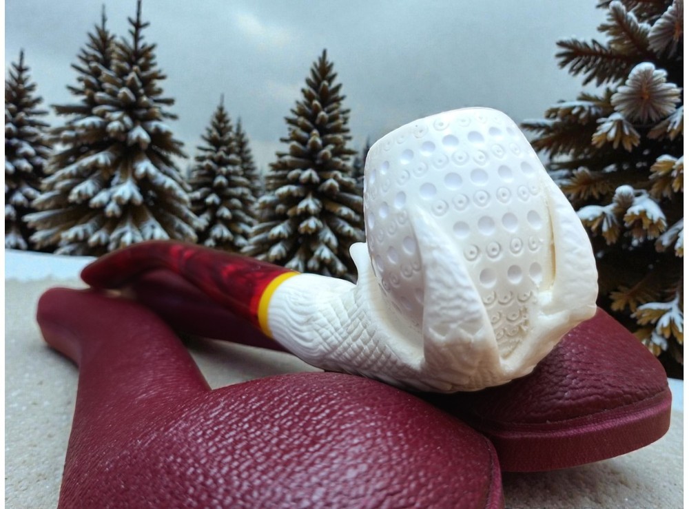 Block Meerschaum Eagle Claw Pipe