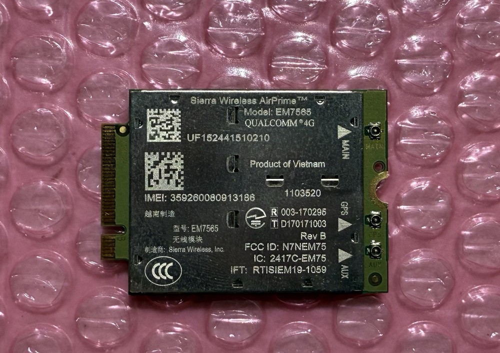 Sierra Wireless EM7565 M.2 4G LTE Broadband Modem Module