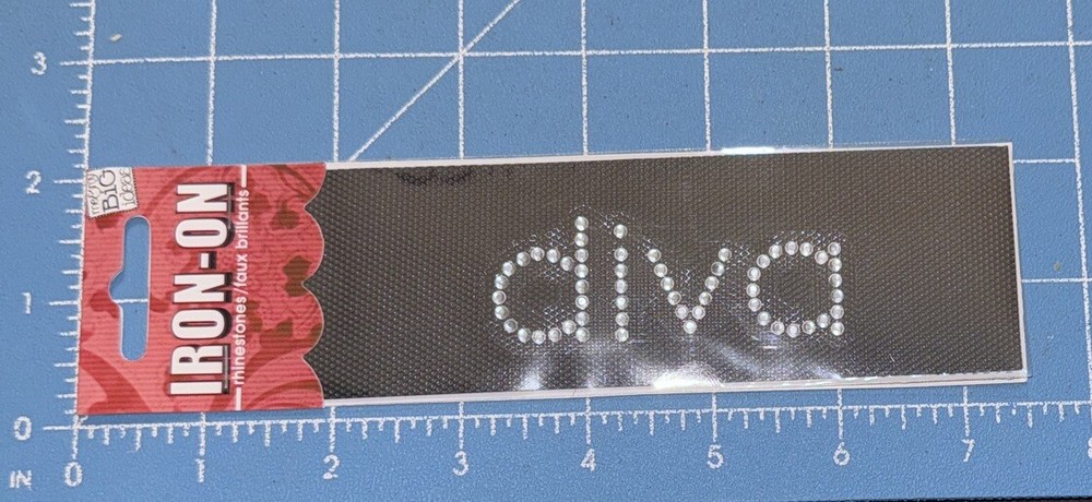 2007 MAMBI Iron-On Rhinestones - Diva -