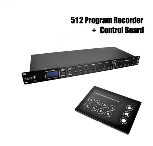 DMX 512 Recorder/Light Control Panel Program Store Running Console For KTV/CLUB