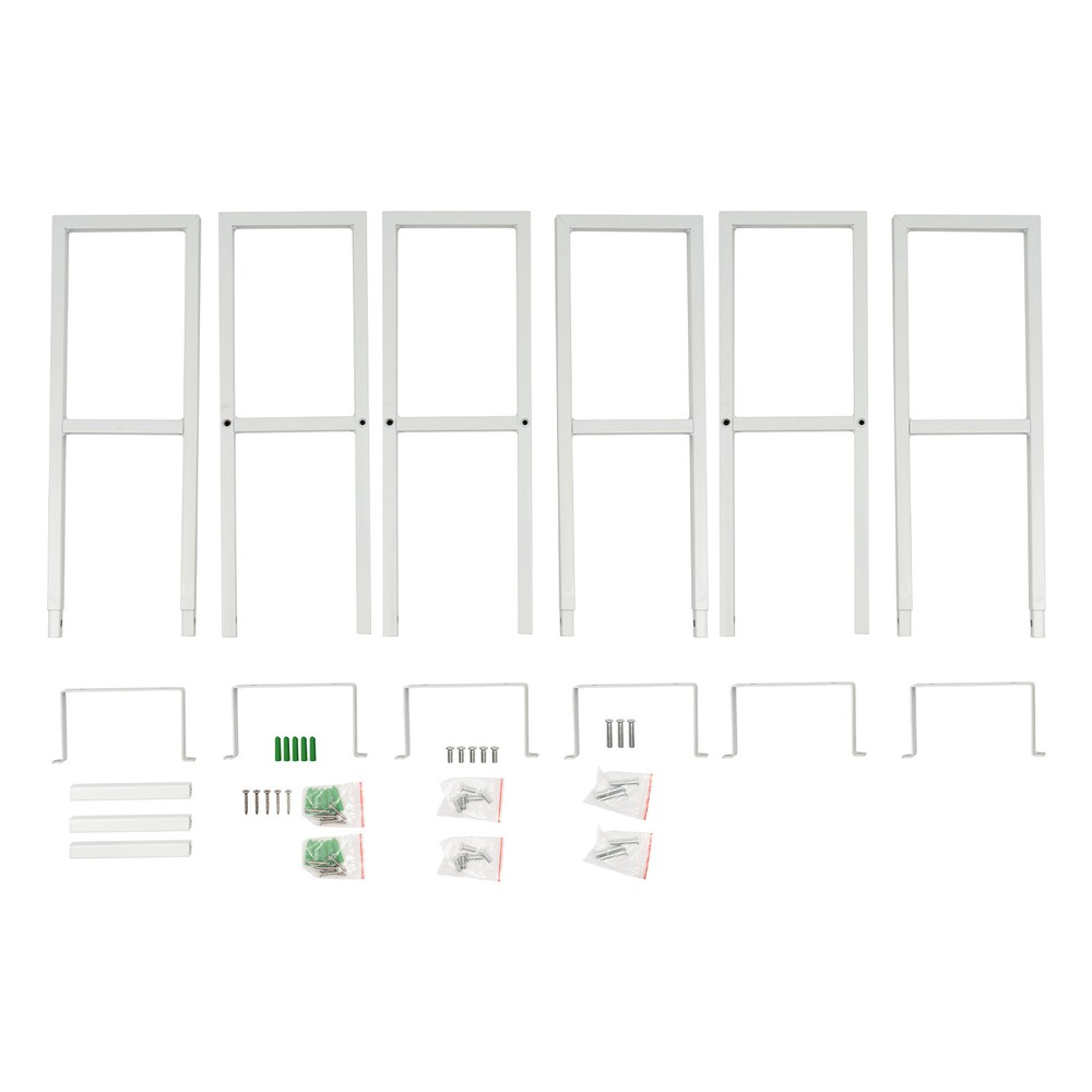 CD DVD Acrylic Boxes Display Rack Video Game Organizer Wall Mount 3 Pack White