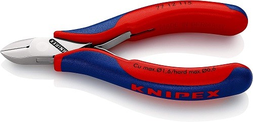 KNIPEX Tools - Electronics Diagonal Cutters, Multi-Component (7712115)