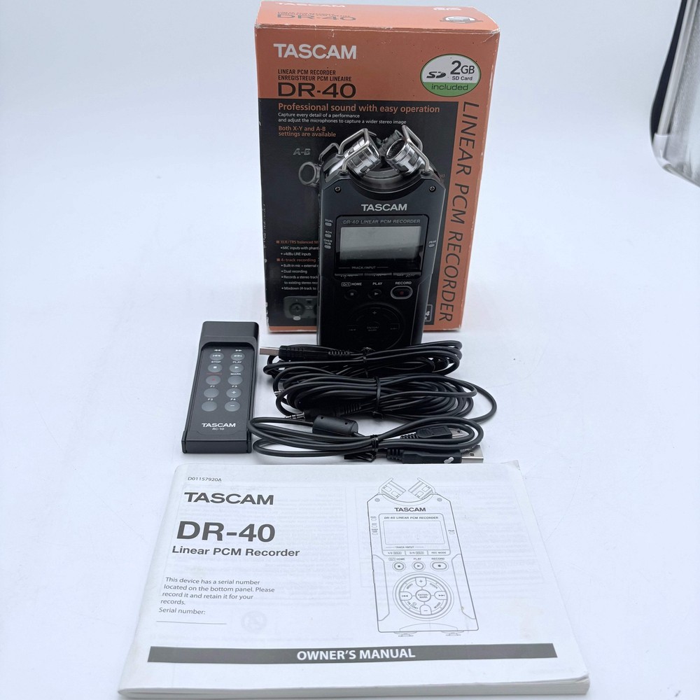 Tascam DR-40 Linear PCM Recorder