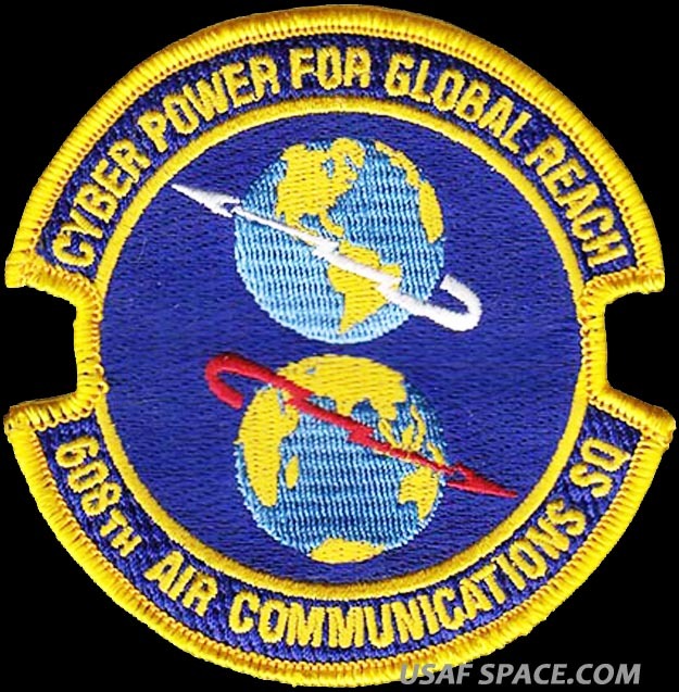 USAF 608th AIR COMMUNICATIONS SQUADRON- CYBER OPERATIONS - ORIGINAL  PATCH