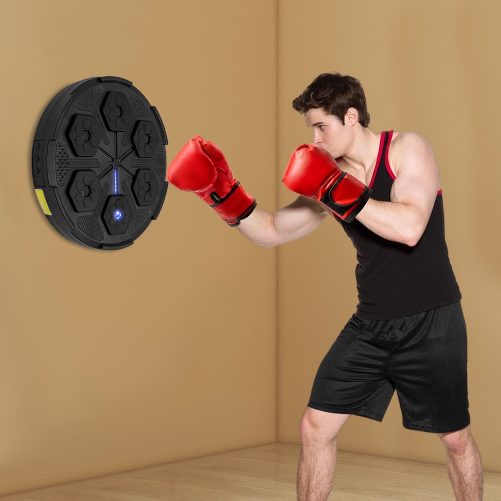 Bluetooth Music Box Target Musical Boxing Target Wall Mount Black