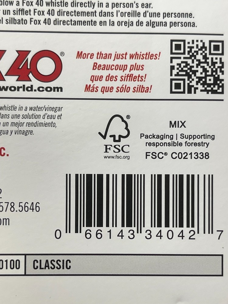 Fox 40-Classic Whistle - Red